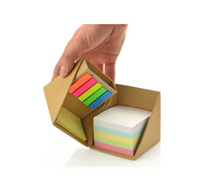 Memo Cube with Memo Pad